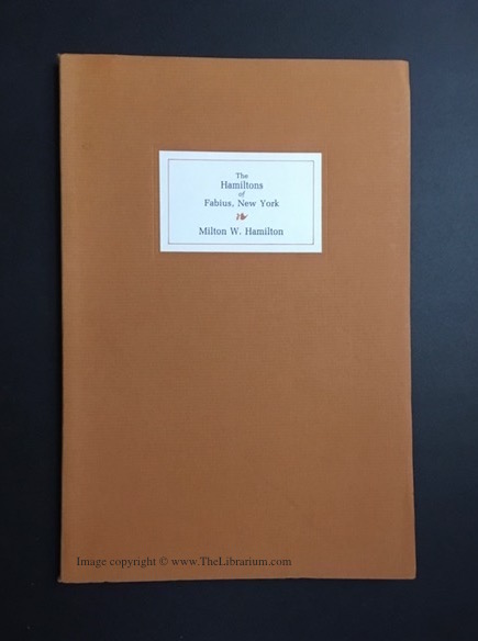 Image for The Hamiltons of Fabius, New York 