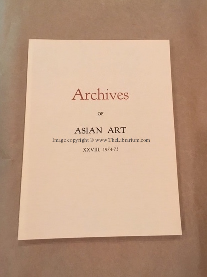 Image for Archives of Asian Art, XXVIII, 1974-75