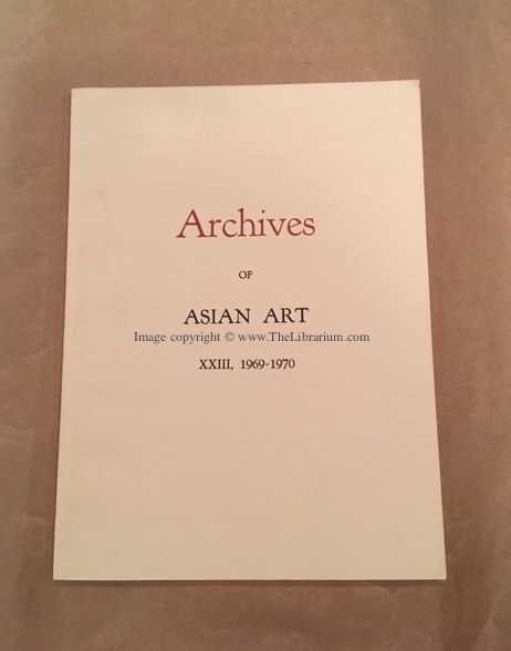 Image for Archives of Asian Art, XXIII, 1969-1970