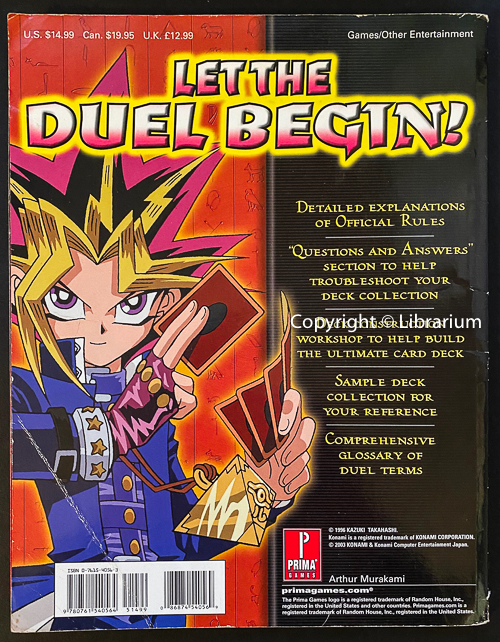 YuGiOh! Trading Card Game Rule Book. Prima’s Official Strategy Guide