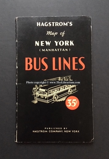 Image for Hagstrom’s Map of New York (Manhattan) Bus Lines
