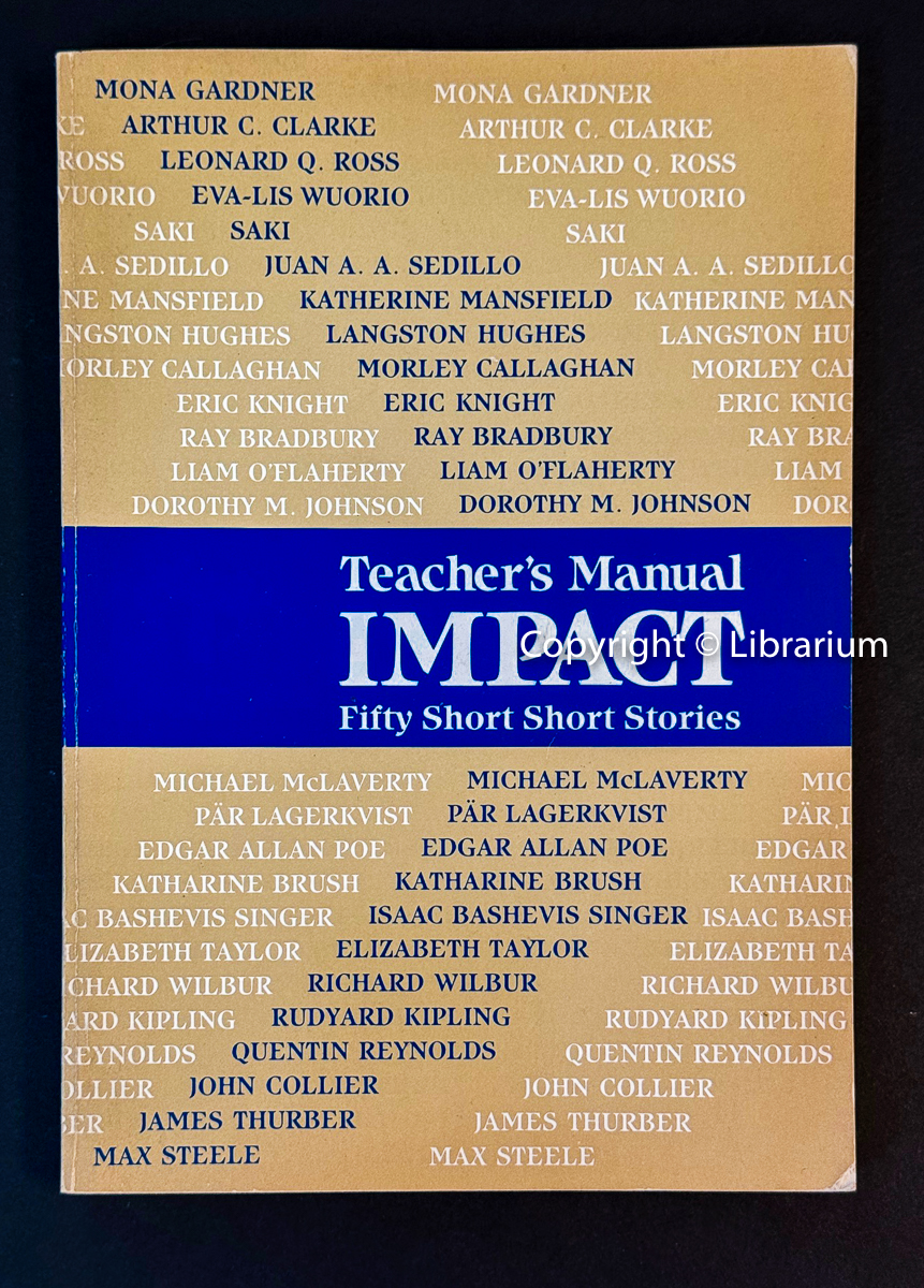 Impact: Fifty Short Short Stories. Teacher's Manual