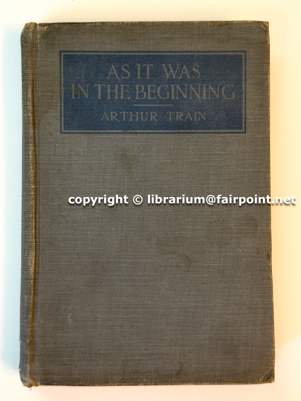 Image for As It Was in the Beginning As It Was in the Beginning