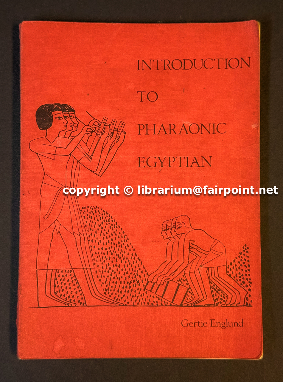 Image for Introduction to Pharaonic Egyptian Introduction to Pharaonic Egyptian